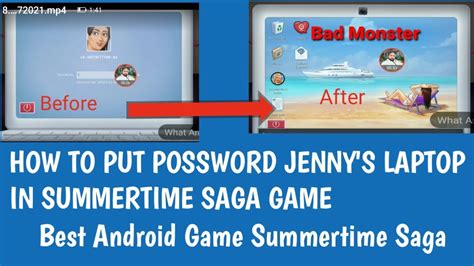 summertime saga laptop password